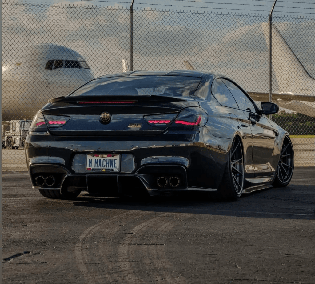 BMW 6 Series F12 F13 F06 Smoke and Red GTS OLED Style Taillights (2011-2018)