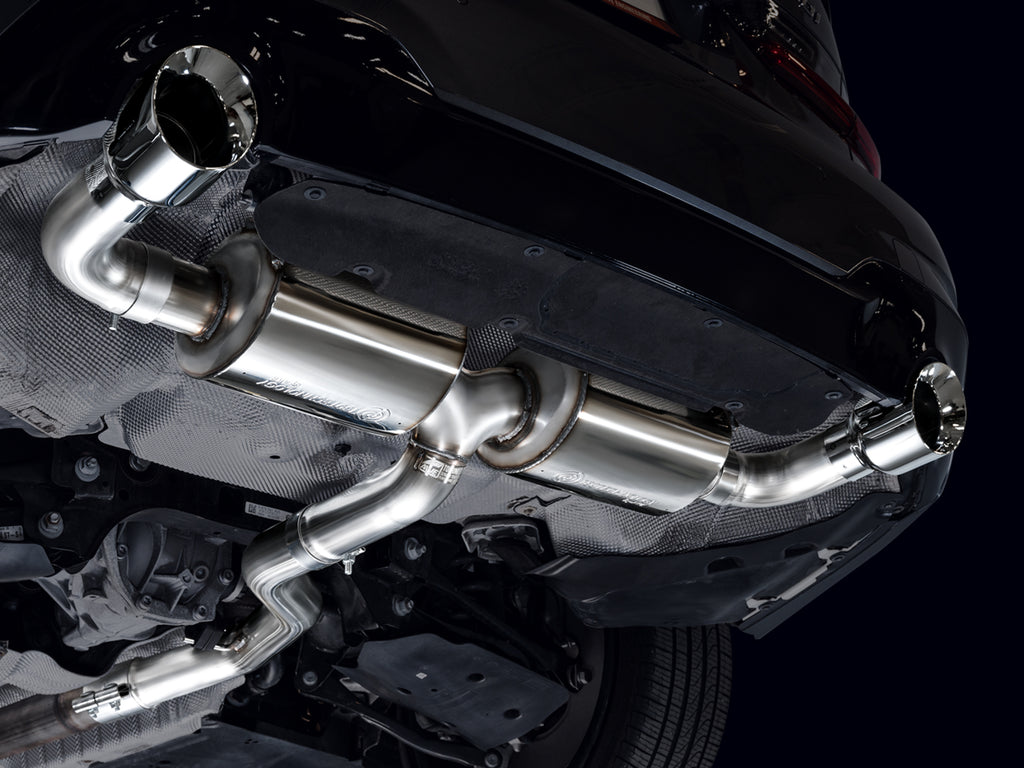 AWE Touring Edition Axleback Exhaust for BMW G2X 330i/430i - 4.5” Chrome Silver Tips