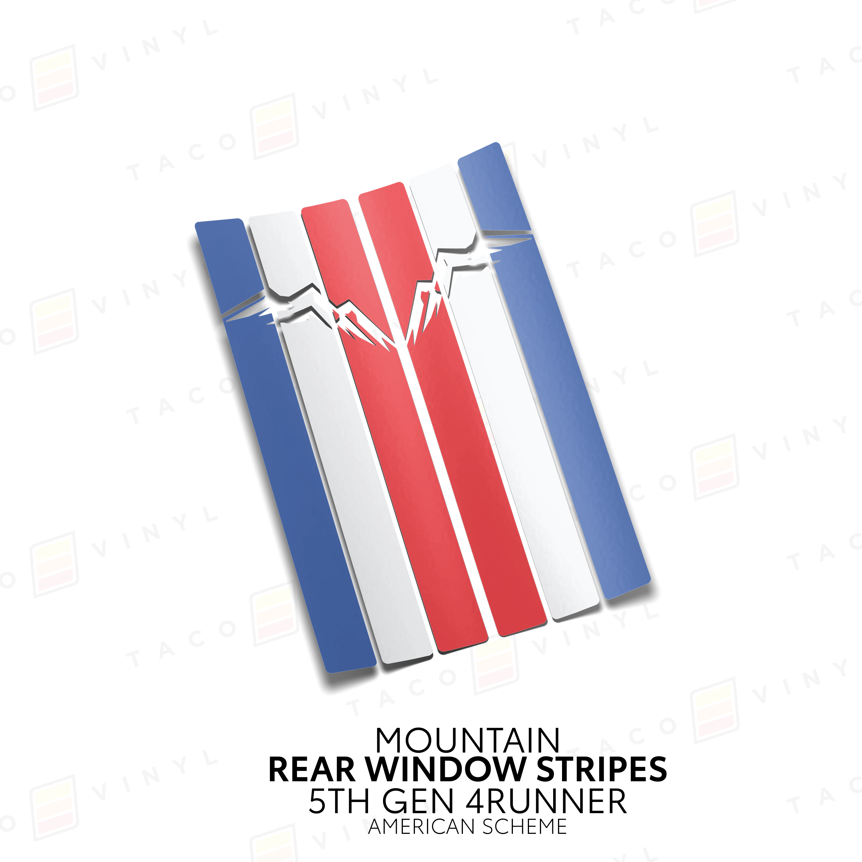 4Runner Rear Window Stripes