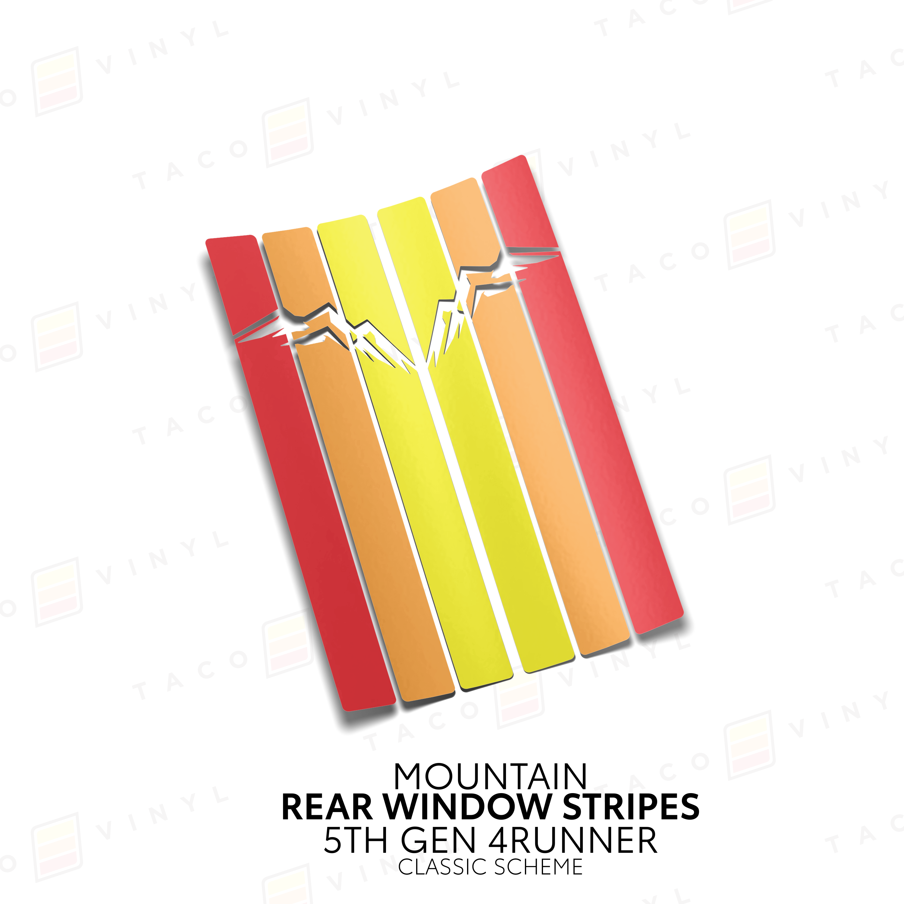 4Runner Rear Window Stripes