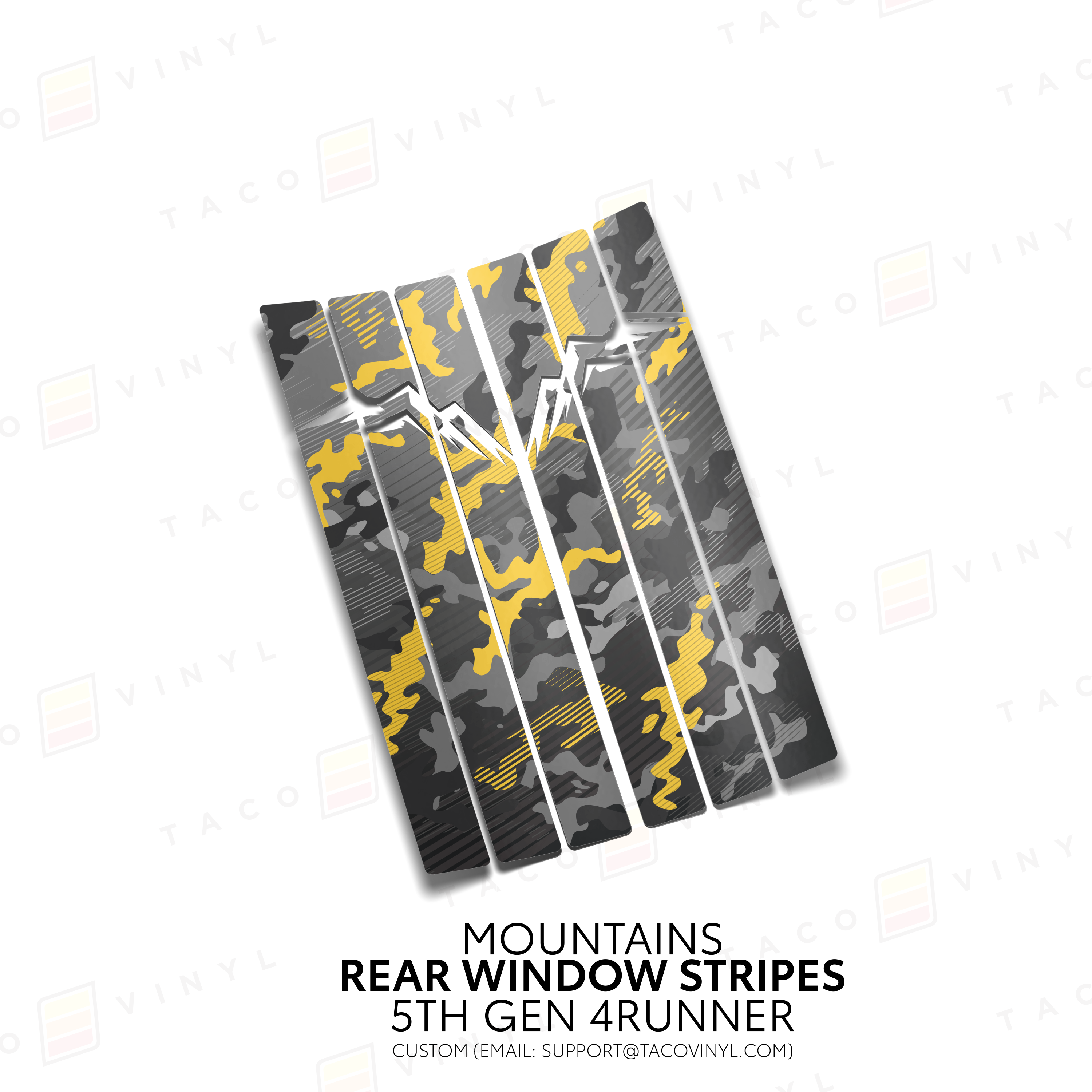 4Runner Rear Window Stripes