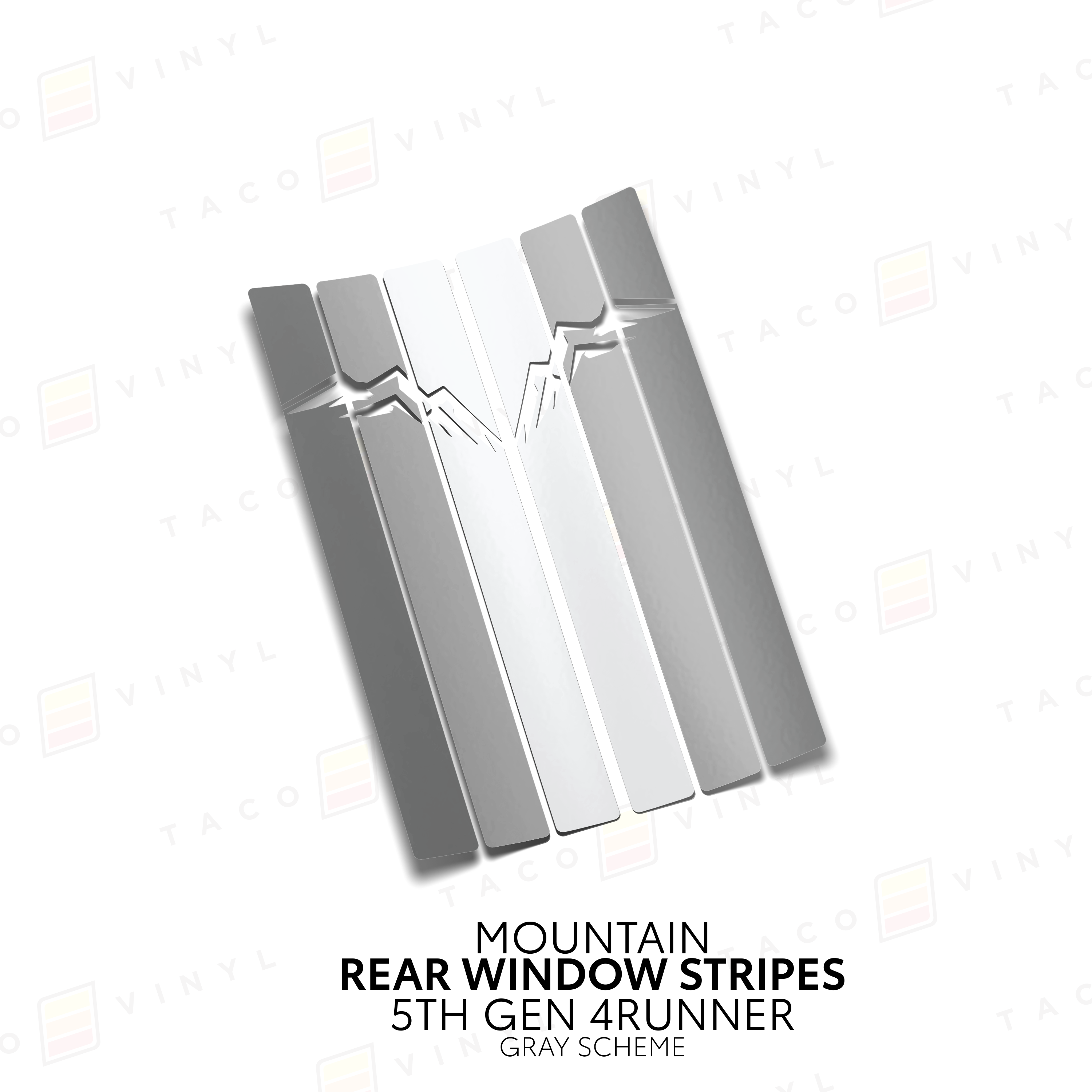 4Runner Rear Window Stripes