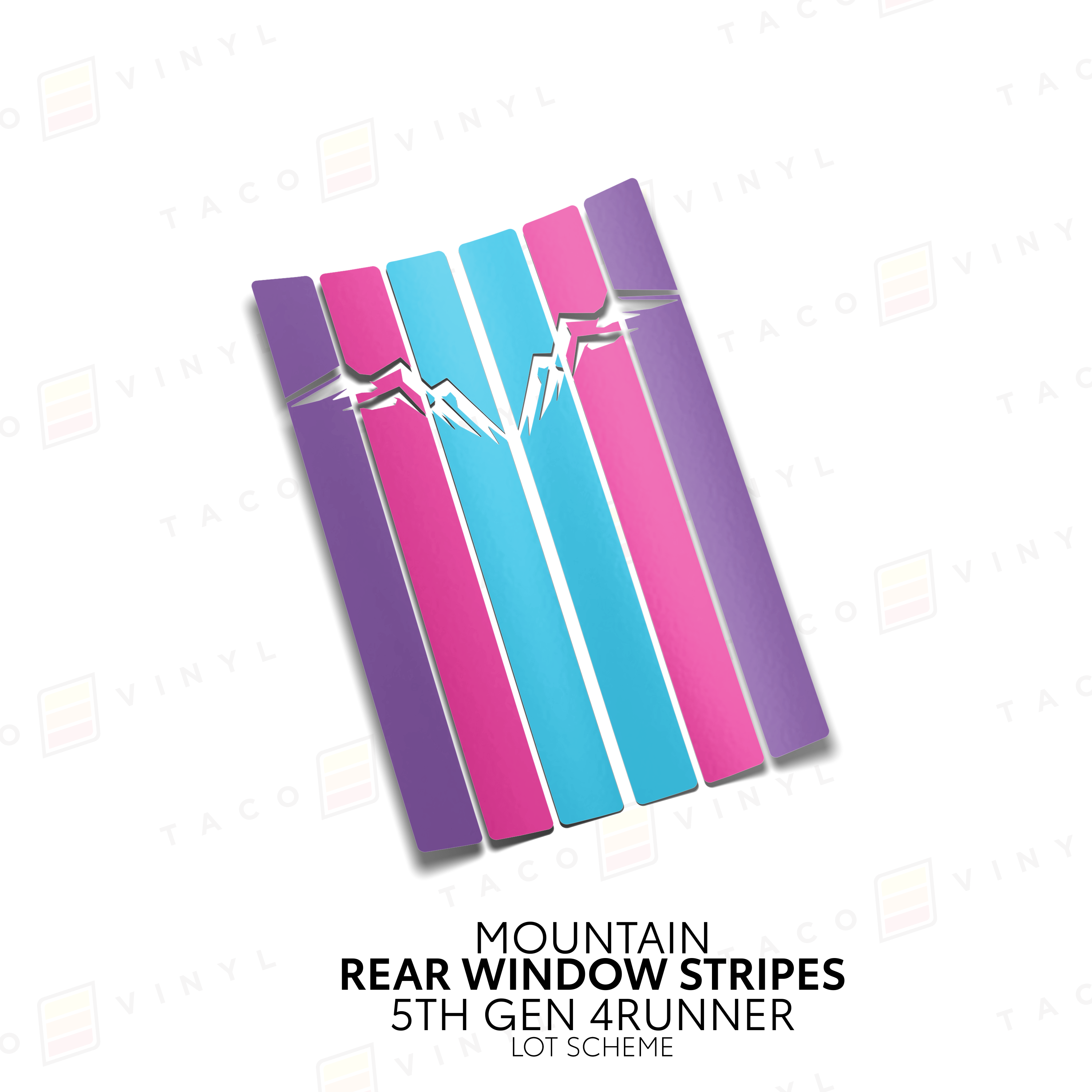 4Runner Rear Window Stripes