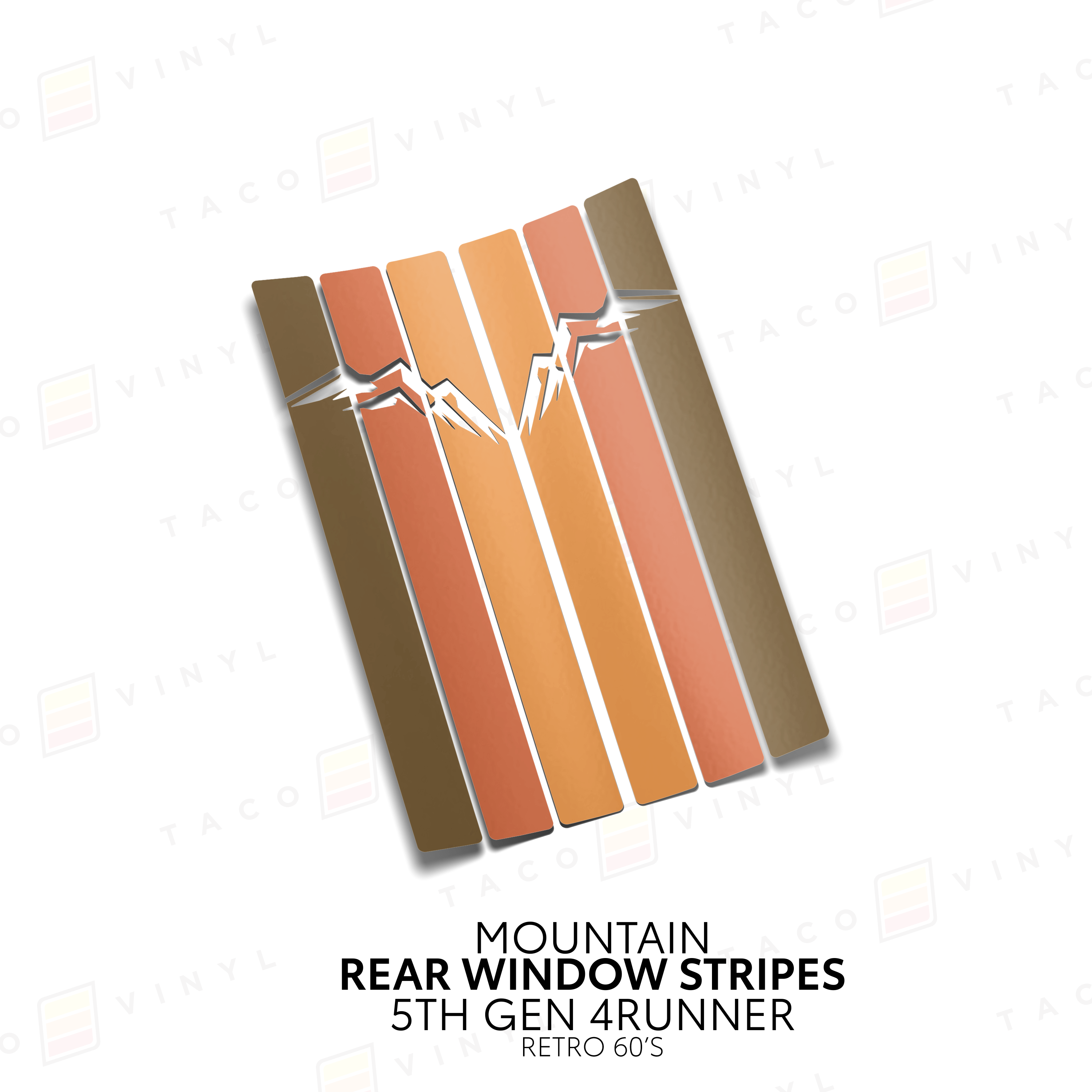 4Runner Rear Window Stripes