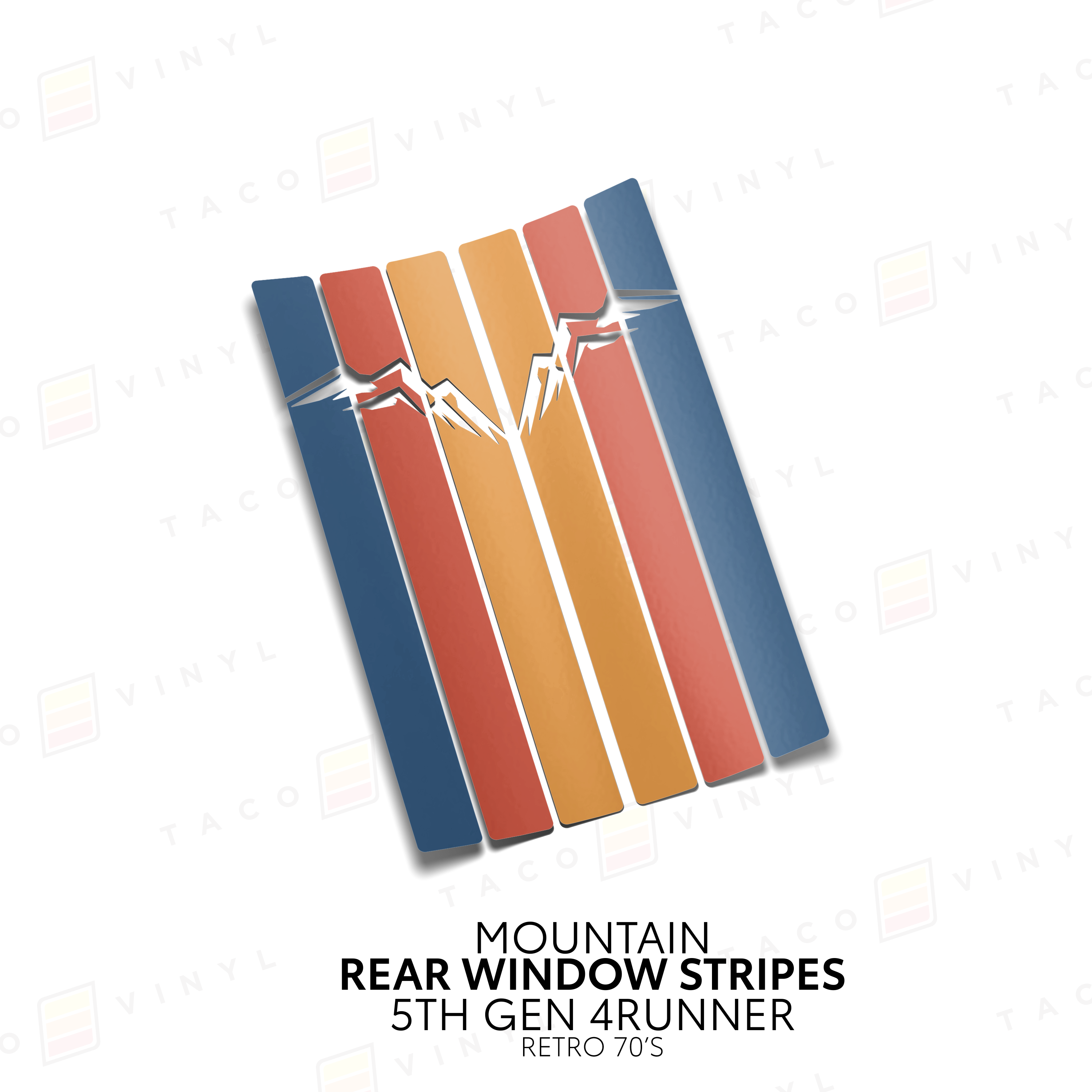 4Runner Rear Window Stripes