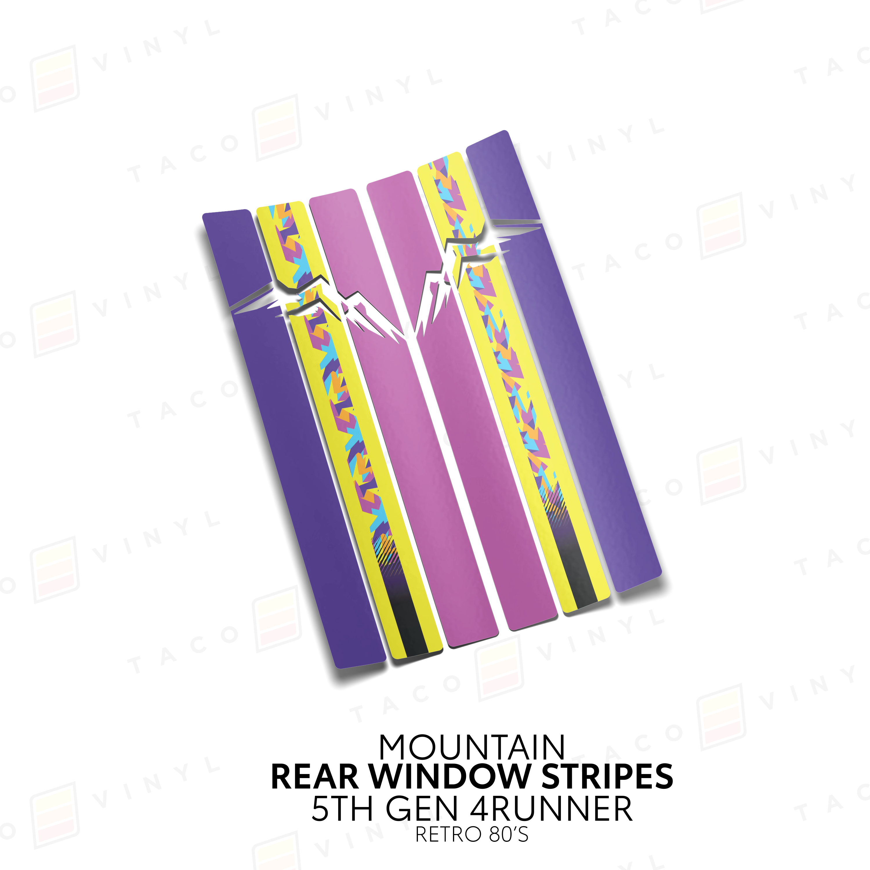 4Runner Rear Window Stripes