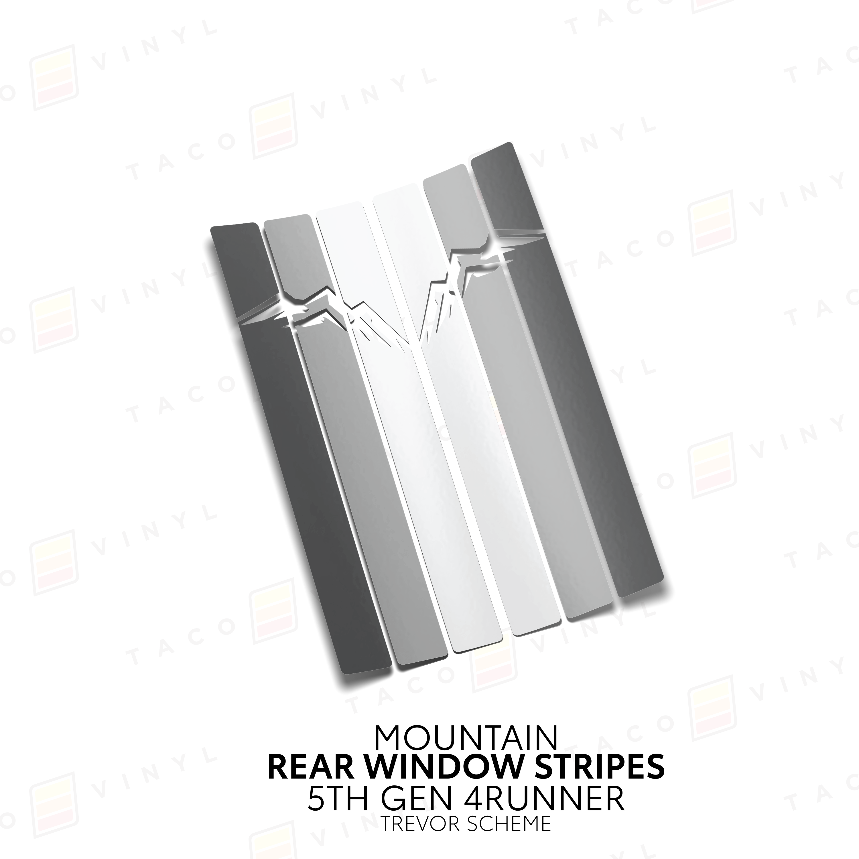 4Runner Rear Window Stripes