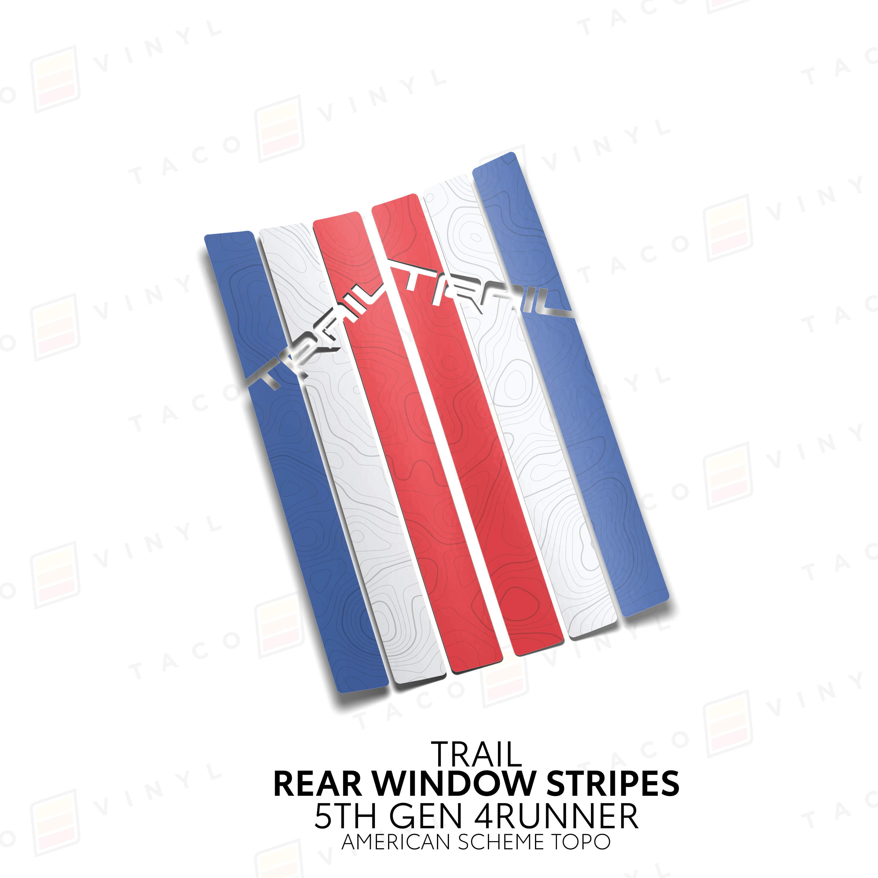 4Runner Rear Window Stripes