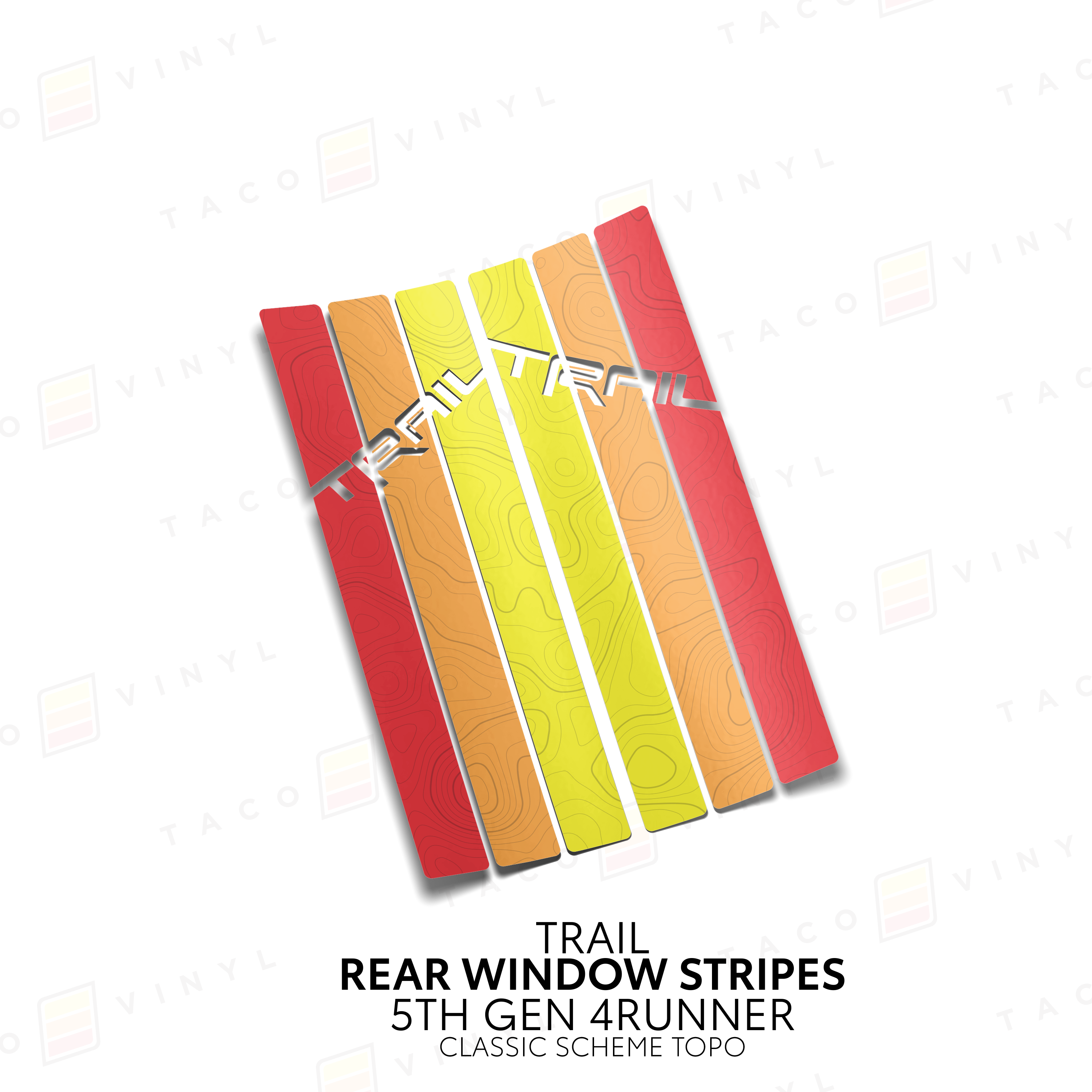4Runner Rear Window Stripes
