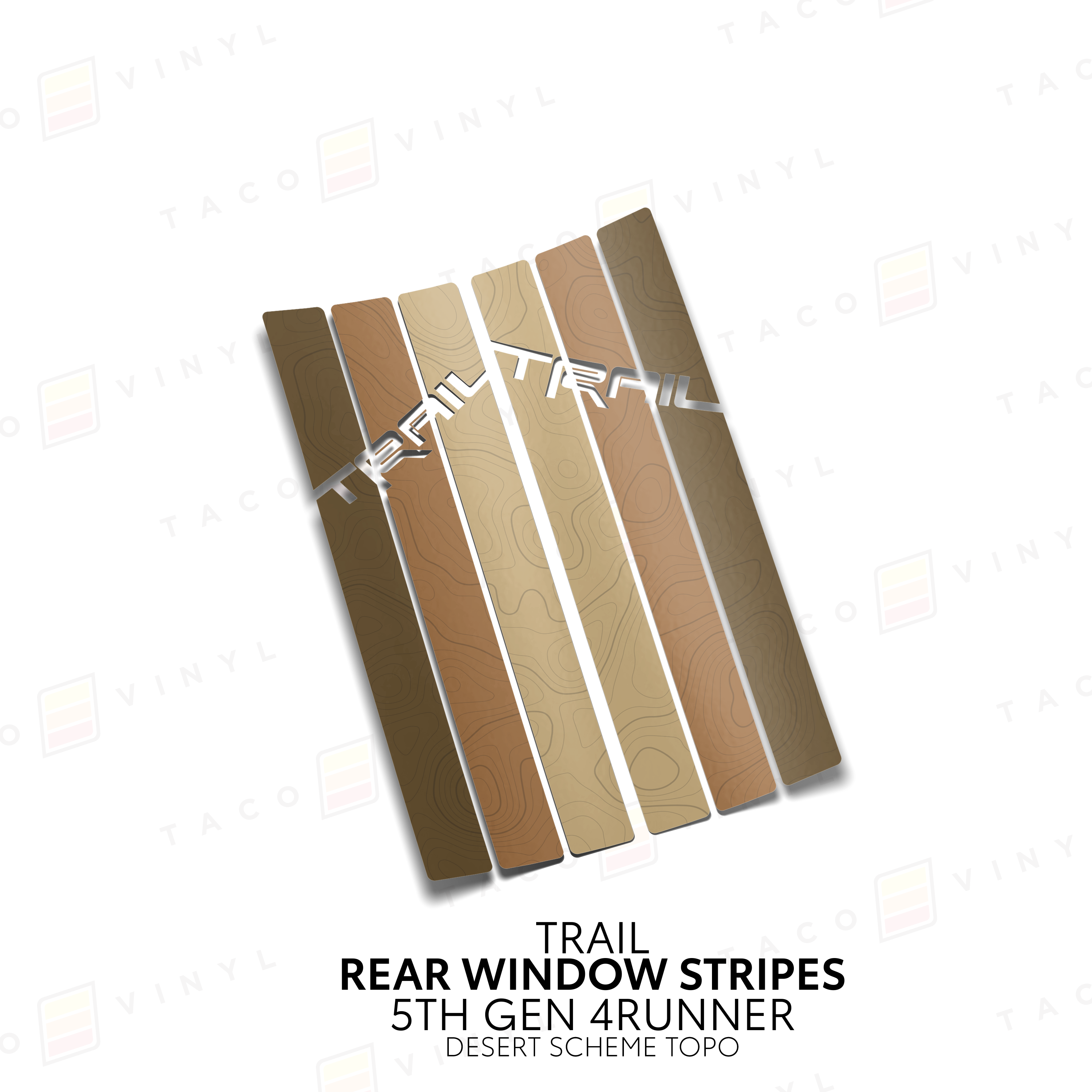 4Runner Rear Window Stripes