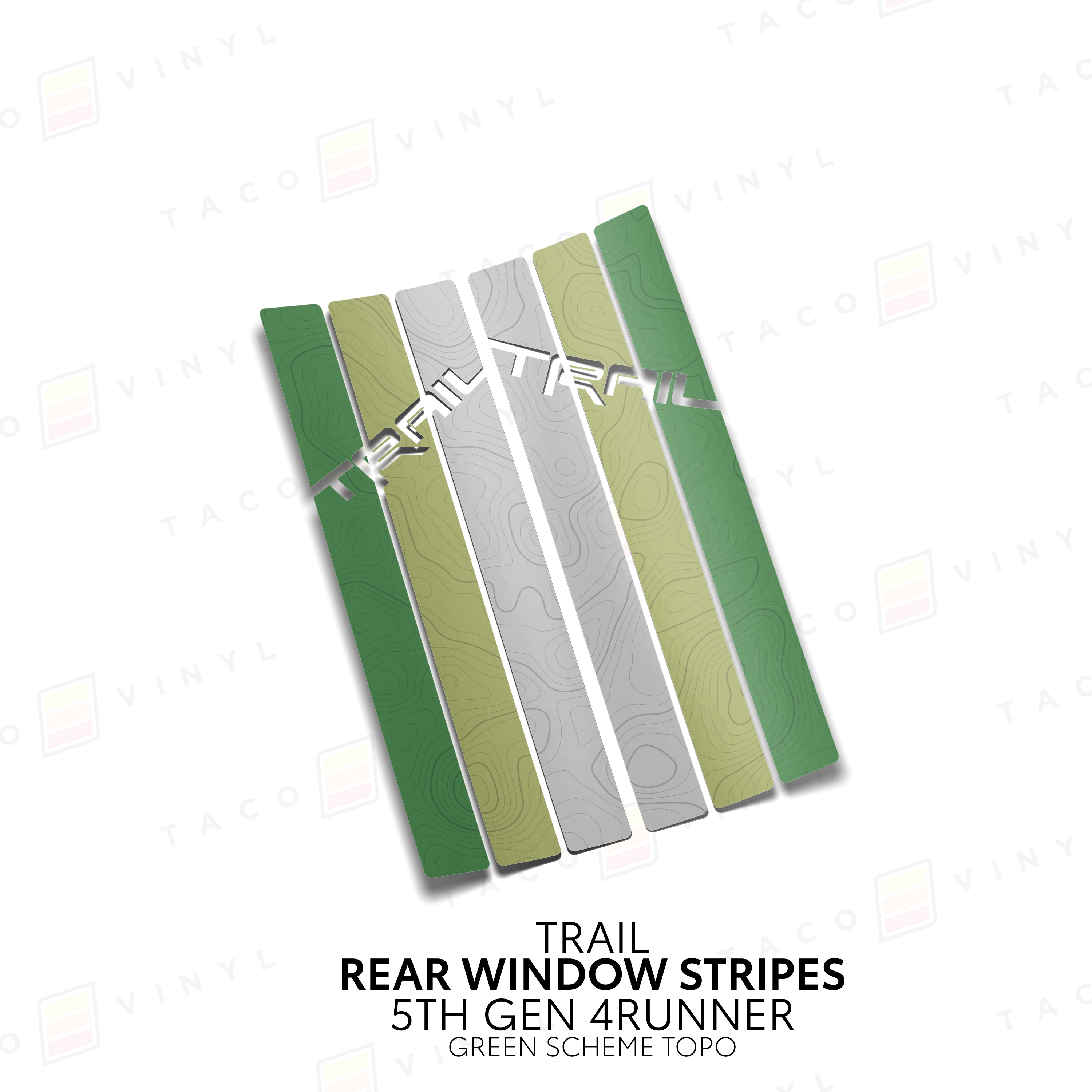4Runner Rear Window Stripes