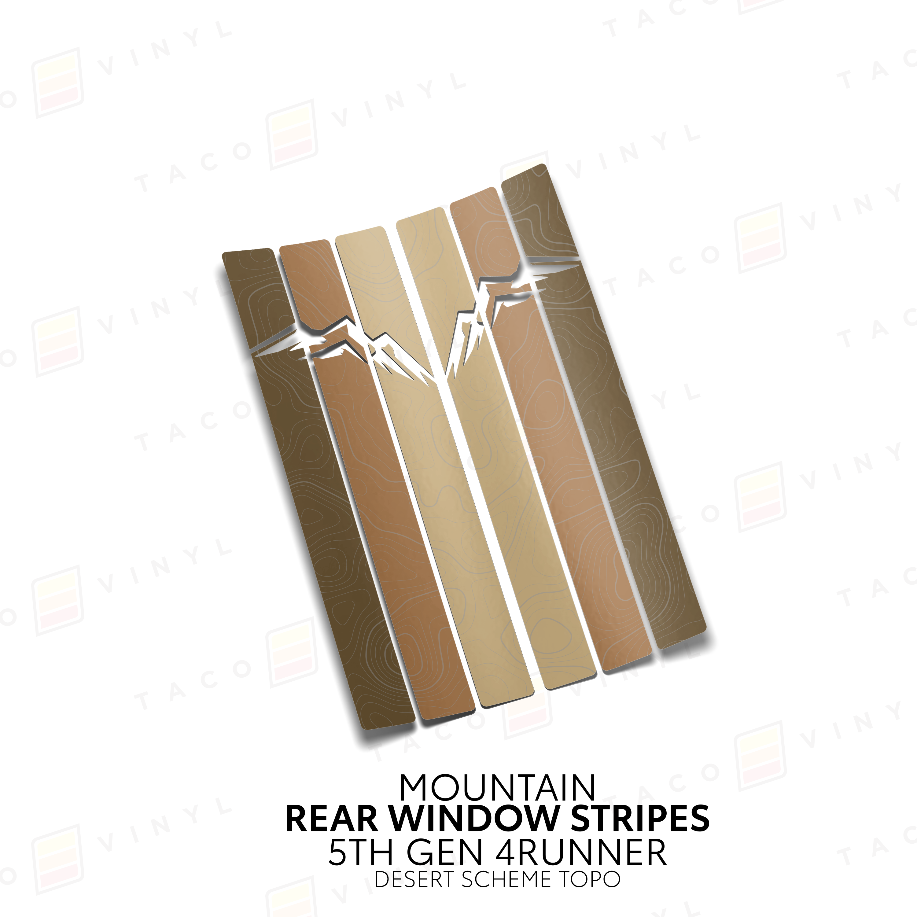 4Runner Rear Window Stripes