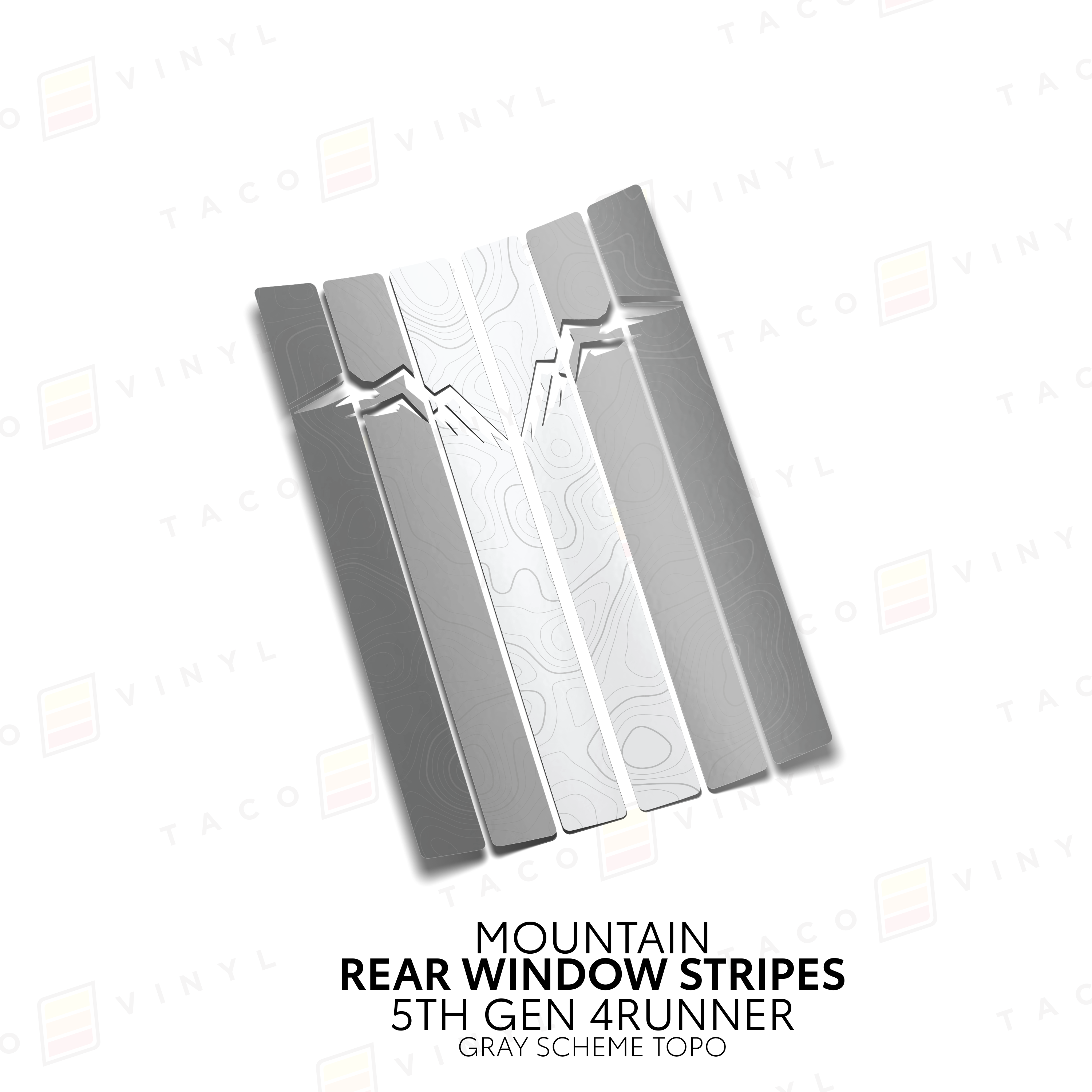 4Runner Rear Window Stripes