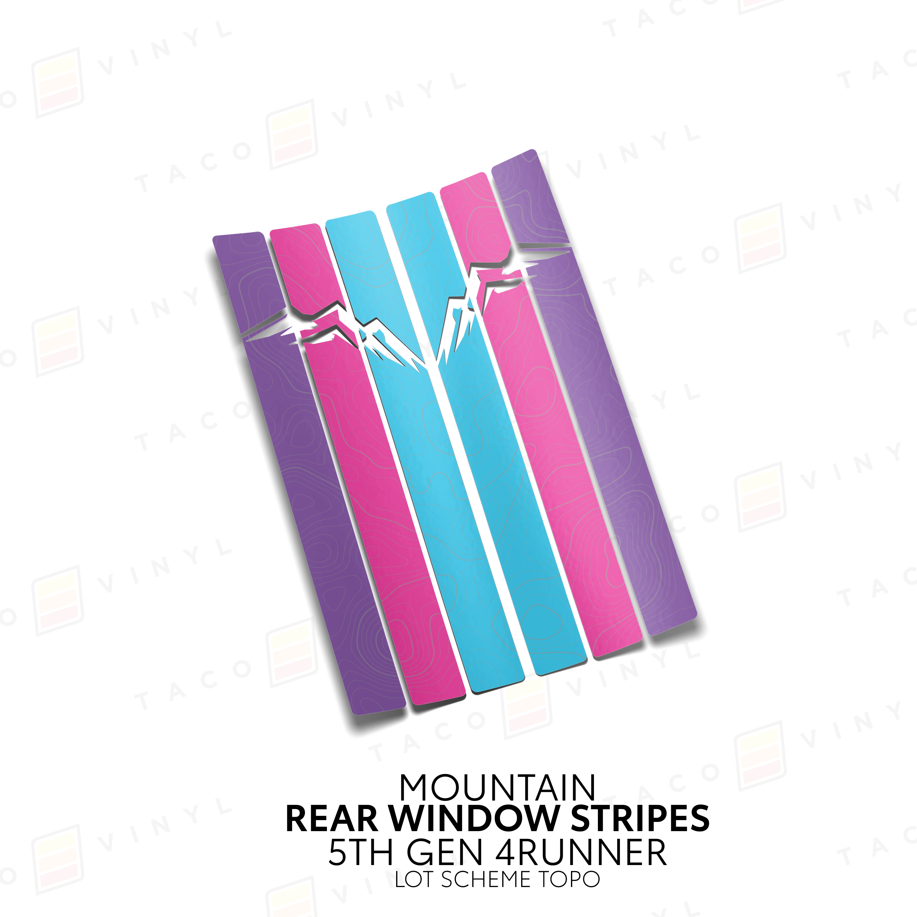4Runner Rear Window Stripes