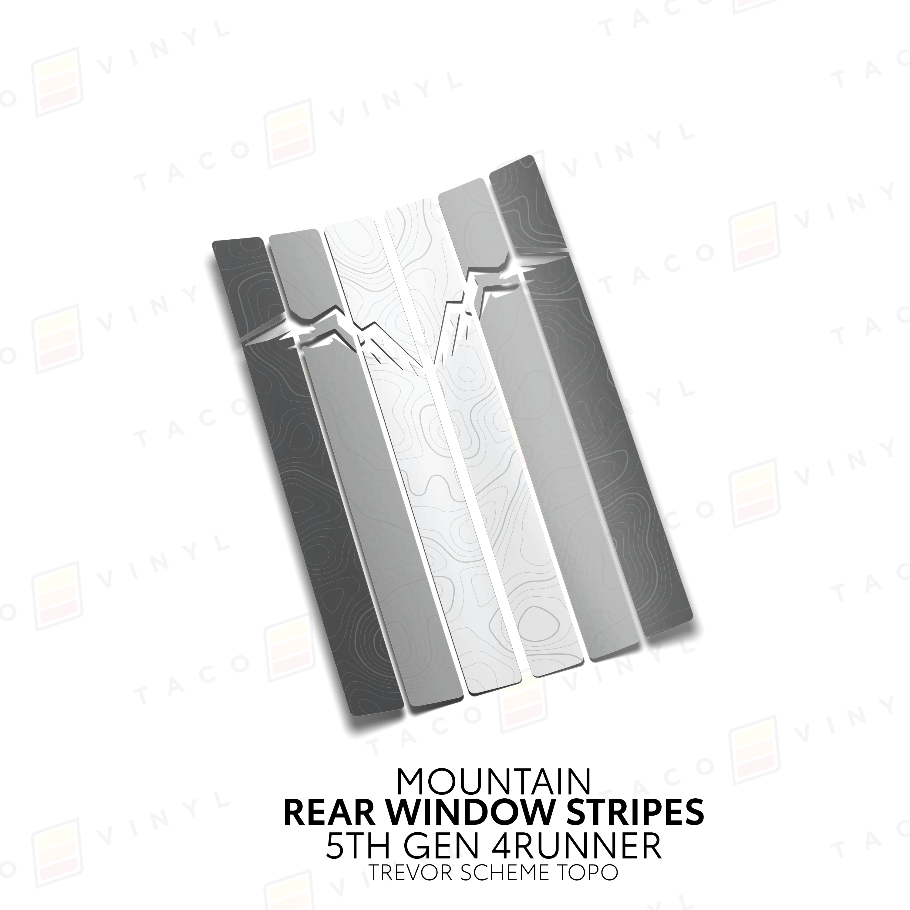 4Runner Rear Window Stripes