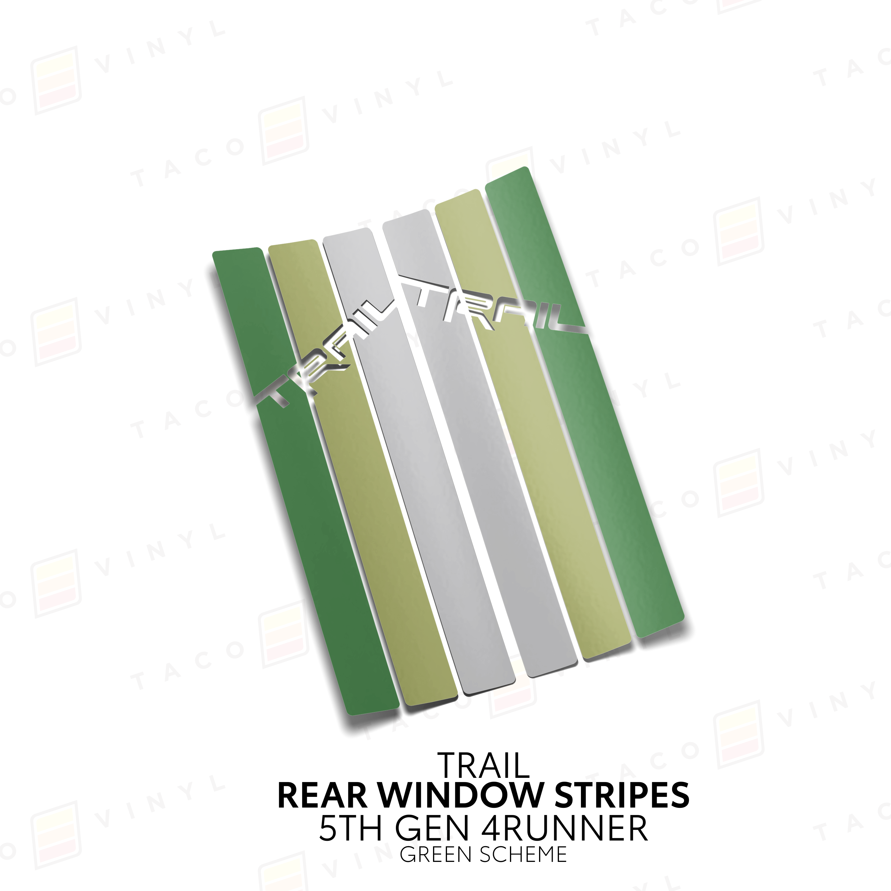 4Runner Rear Window Stripes