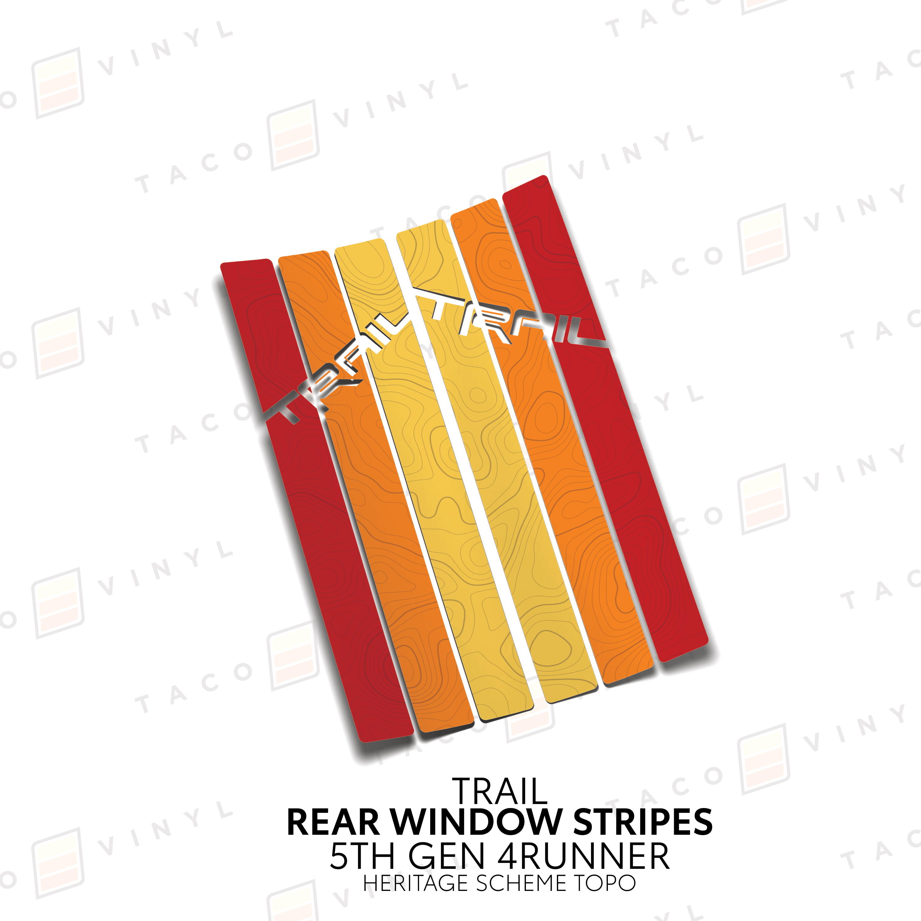 4Runner Rear Window Stripes