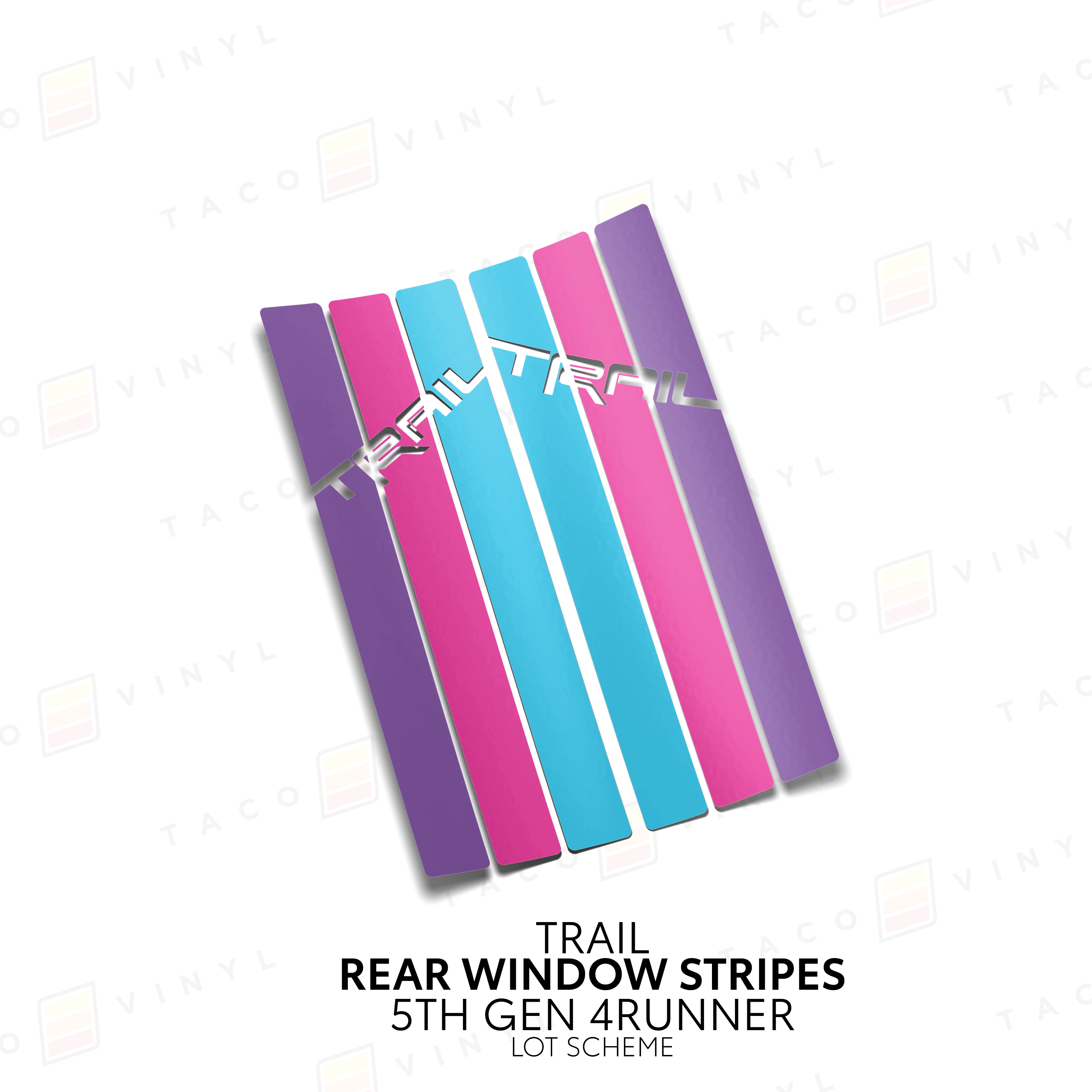 4Runner Rear Window Stripes