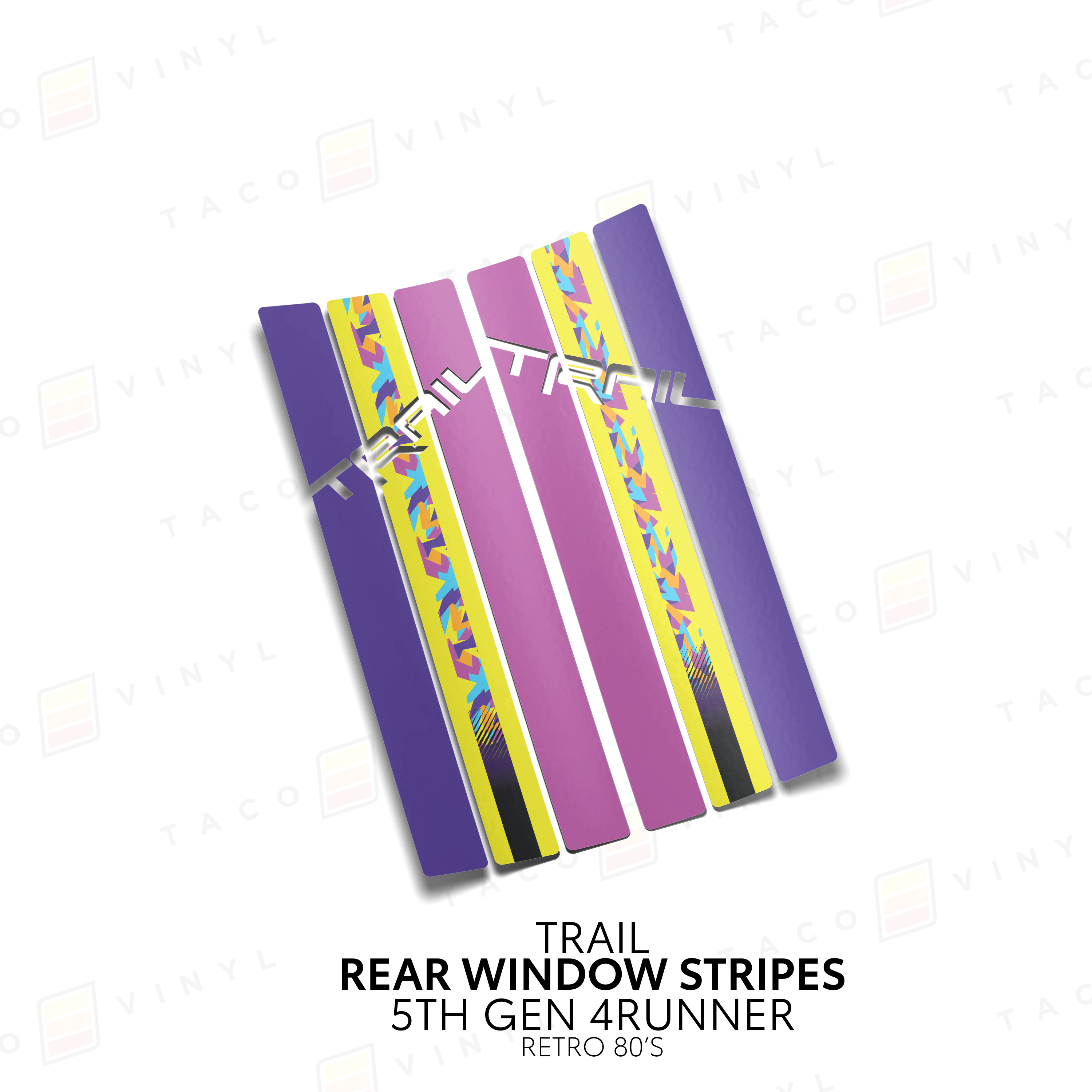 4Runner Rear Window Stripes