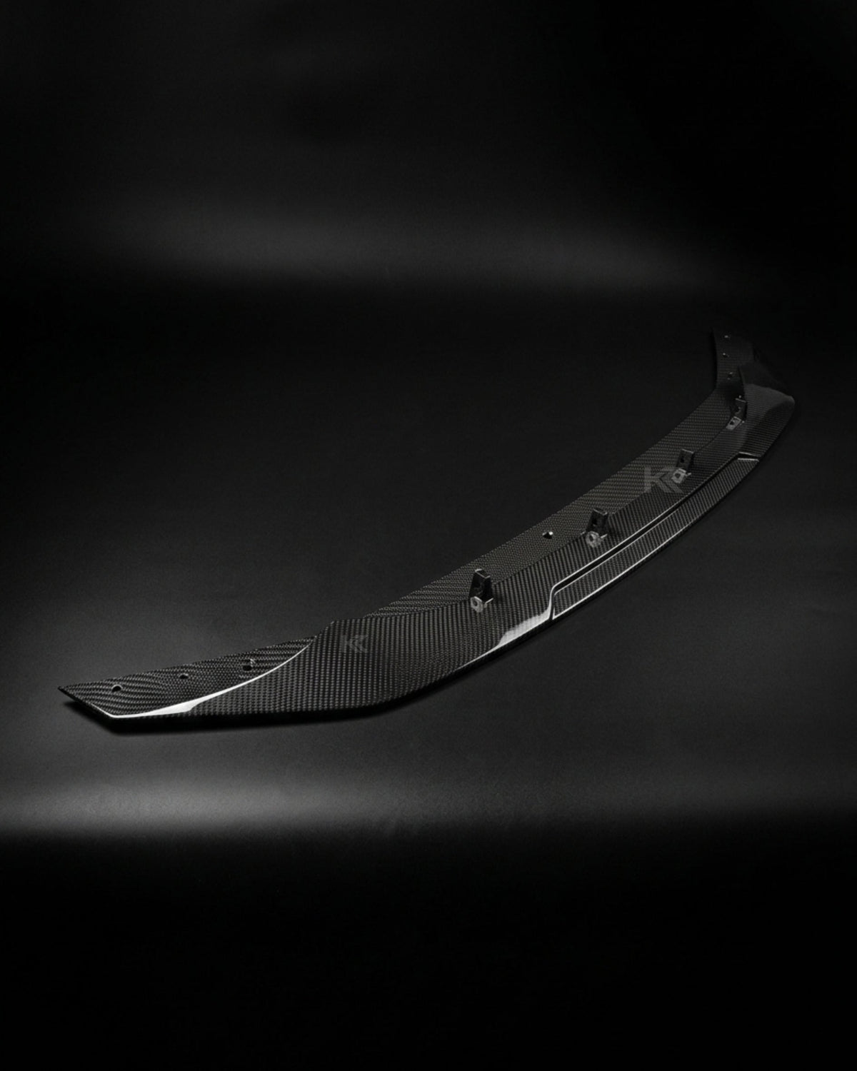 2019–2021 Audi RS6 C8 Avant Front Bumper Lip Spoiler – Pre-Preg Dry Carbon Fiber