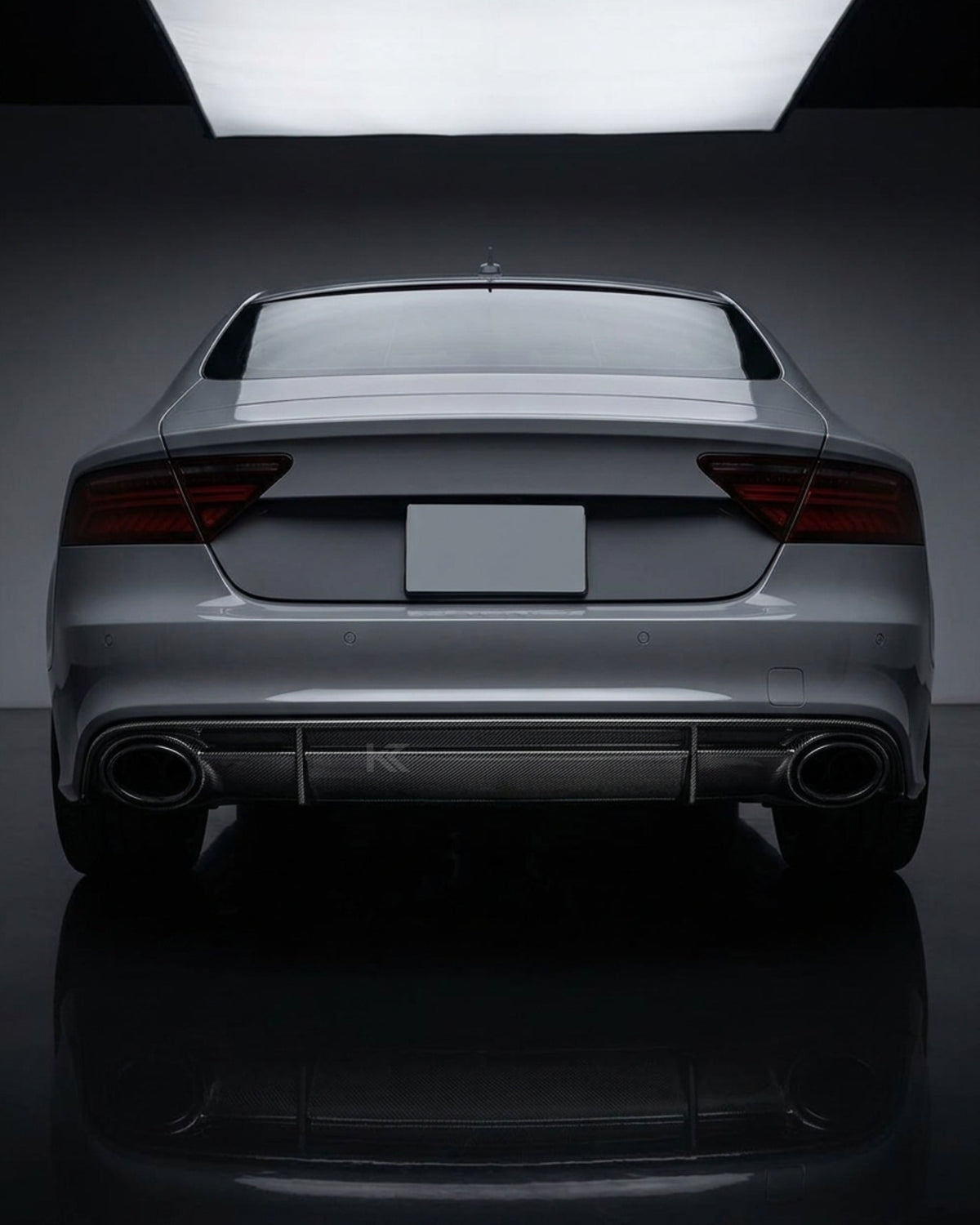 2014–2018 Audi RS7 C7 4G Sportback Factory Style Rear Bumper Diffuser – Dry Carbon Fiber