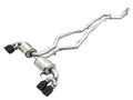 AWE Non-Resonated Touring Edition Exhaust for G2X M340i / M440i - 4" Diamond Black Tips
