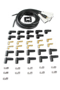 Spark Plug Wire Set - Universal - 180 Deg White Ceramic Boots - These ceramic boot spiral core universal fit spark plug wire sets have straight 180 degree boots.