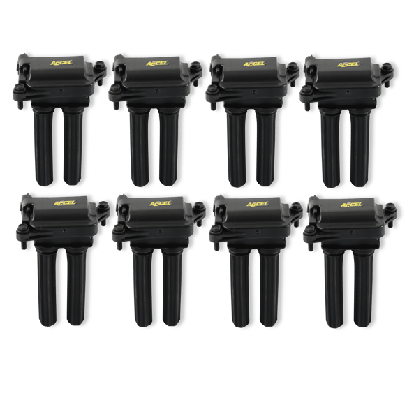ACCEL SuperCoil - Gen III HEMI 05-24 - 8-Pack - Black - 5.7/6.1/6.2/6.4L