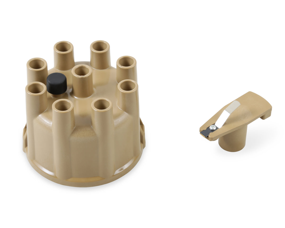 Distributor Cap & Rotor - Socket Style - Tan - 8320, Cap and Rotor Kit, Tan, Socket Style, Kit