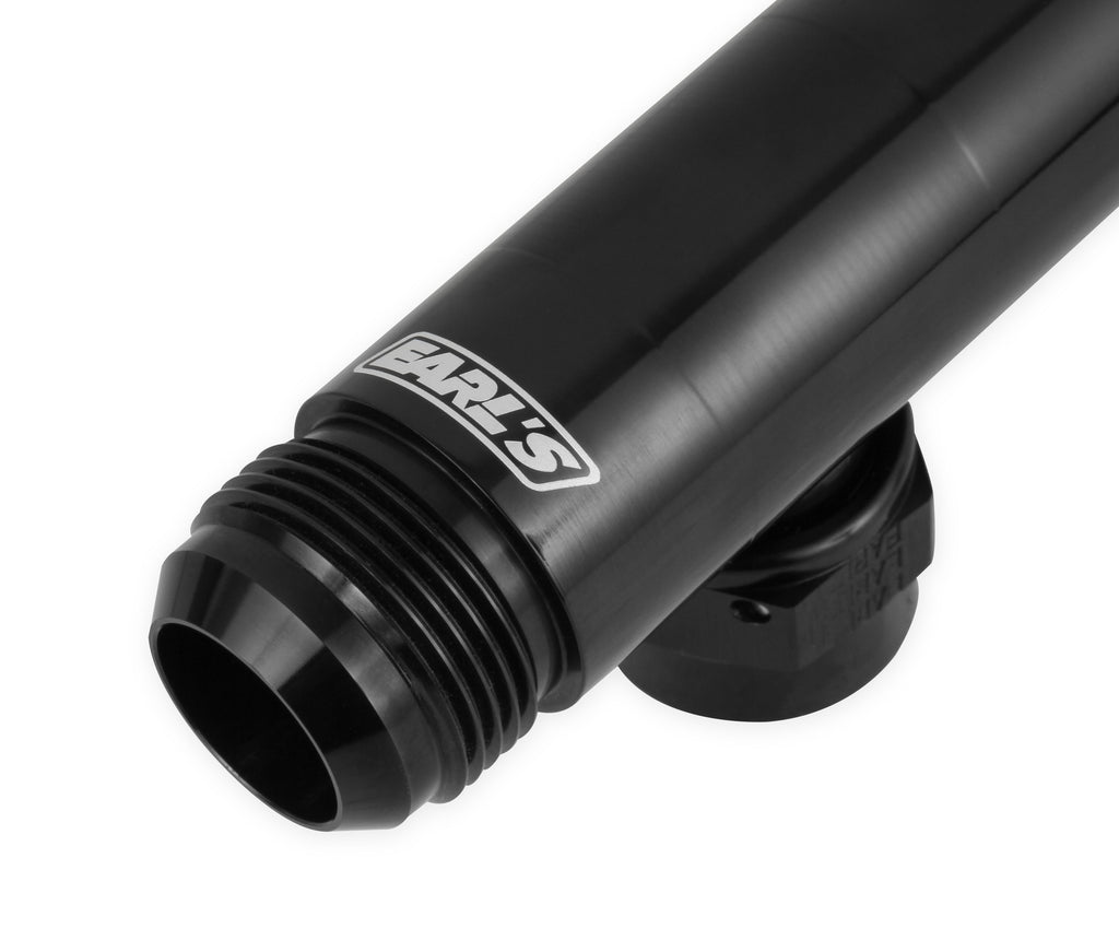 Adjustable Length Range - 6.8" to 10.5" (c/l to c/l of -12 Swivels), Billet Aluminum w/ (2) O-ring seals.  Ideal for use w/ LS0022ERL & Remote Mounted Electric Water Pump.