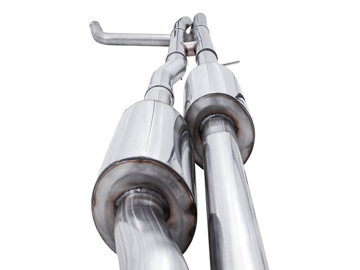 AWE 0FG Catback Exhaust for Silverado ZR2/Sierra AT4X - 4" Chrome Silver Tips