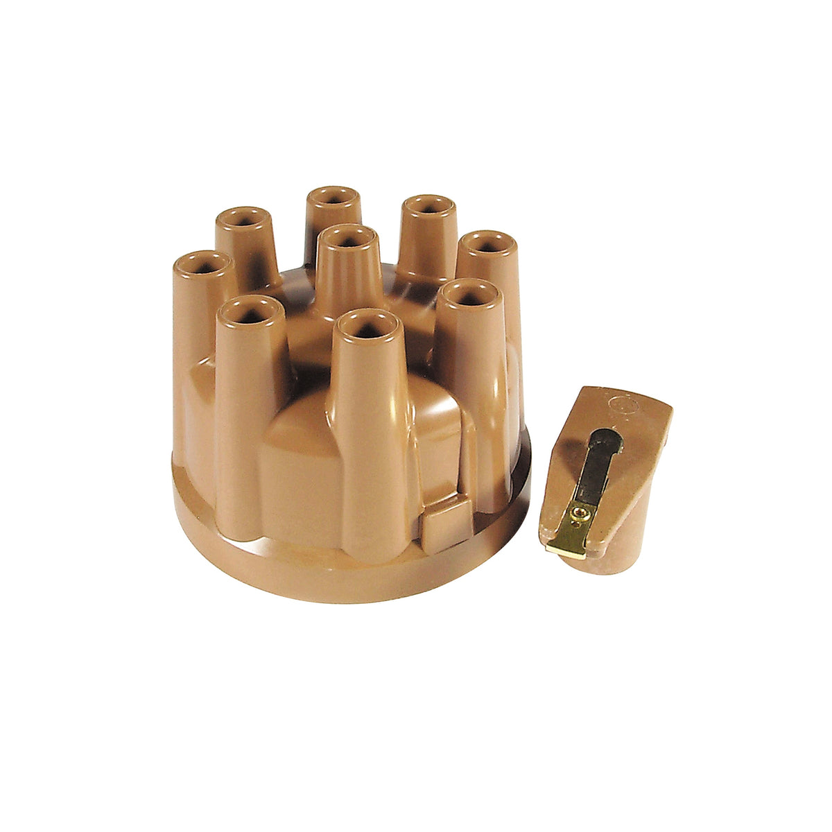 Distributor Cap & Rotor Kit - Female Socket Style - Tan - 8220, Cap and Rotor Kit, Tan, Socket Style, Kit