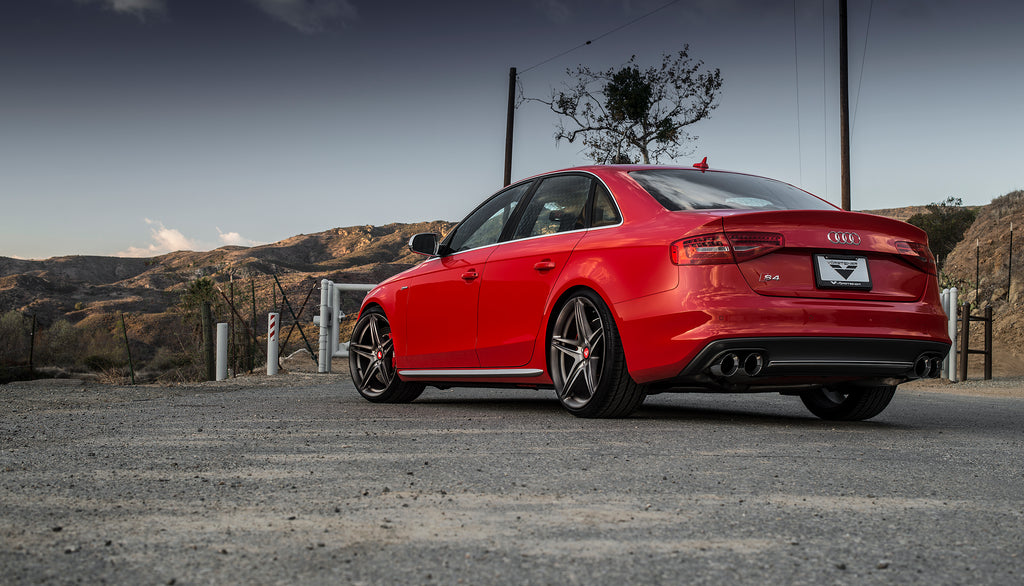 AWE Touring Edition Exhaust for Audi B8 S4 3.0T - 4" Chrome Silver Tips