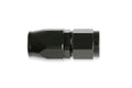 Earls Straight Swivel-Seal® Hose End AN -12 - Black