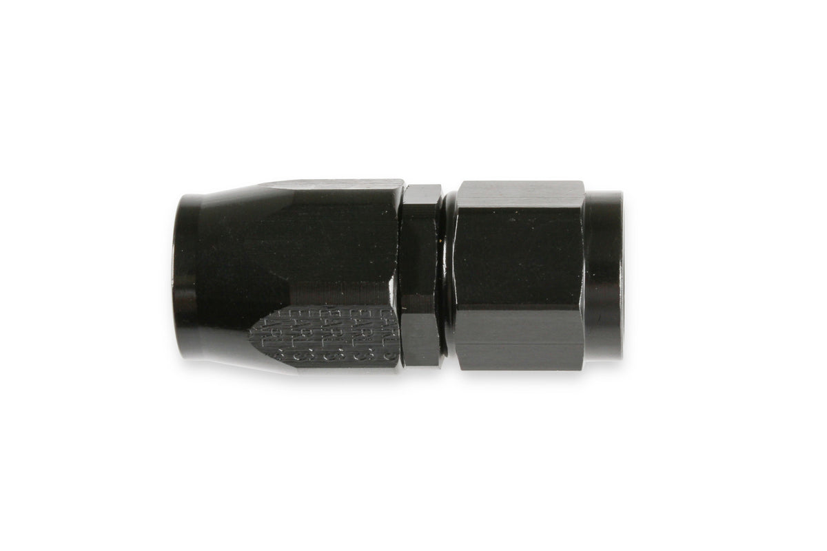 Earls Straight Swivel-Seal® Hose End AN -12 - Black