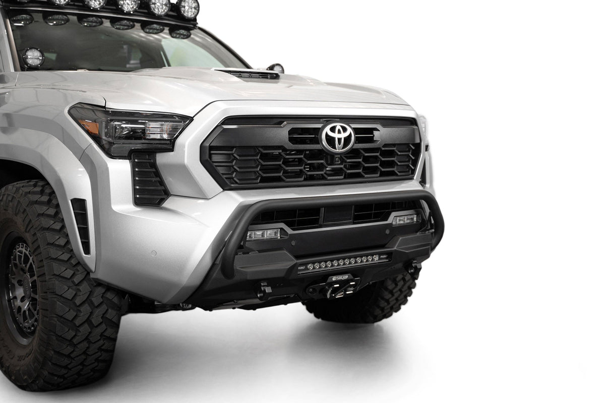 2024+ Toyota Tacoma Stealth Center Mount Winch Front Bumper With Top Hoop