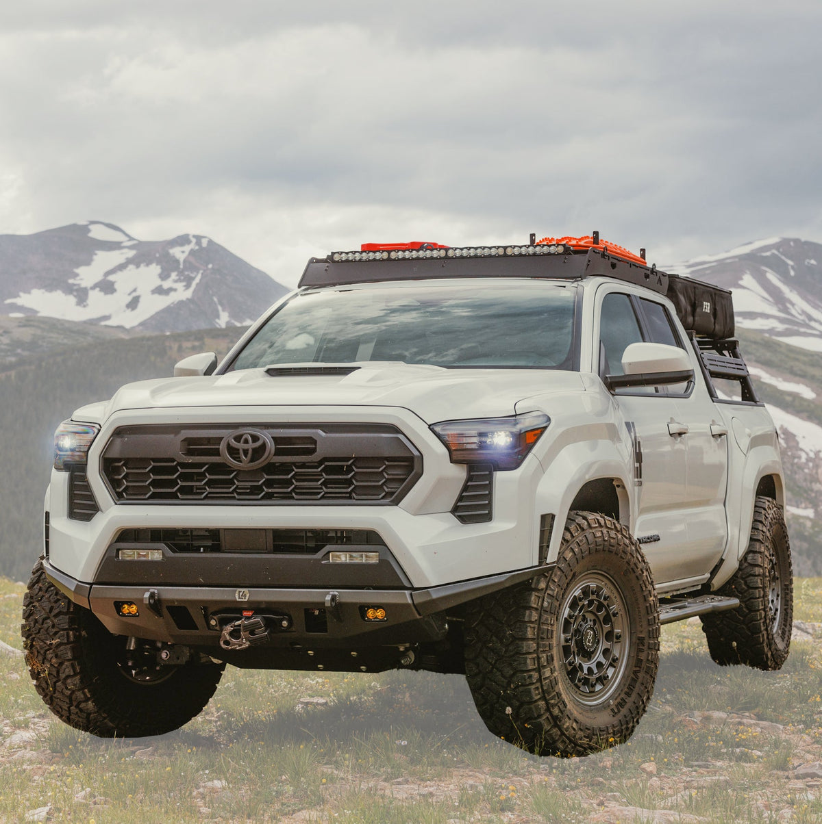 Tacoma Front Lo-Pro Winch Bumper / 4th Gen / 2024+ / Raw (manufacturer reference photo)