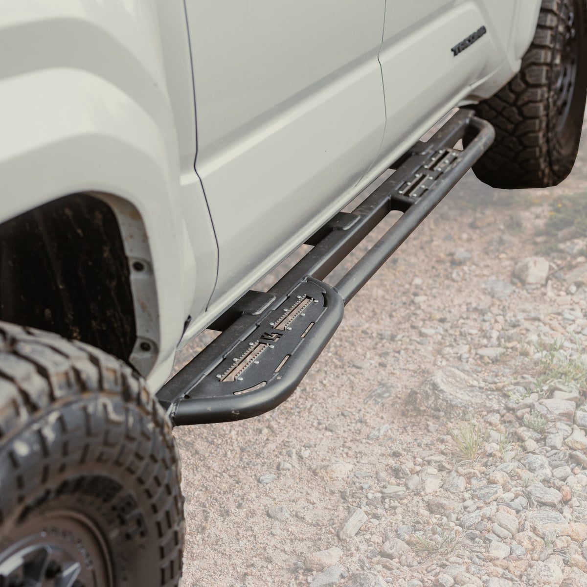 Tacoma Rock Sliders / 4th Gen / 2024+ / Raw (manufacturer reference photo)