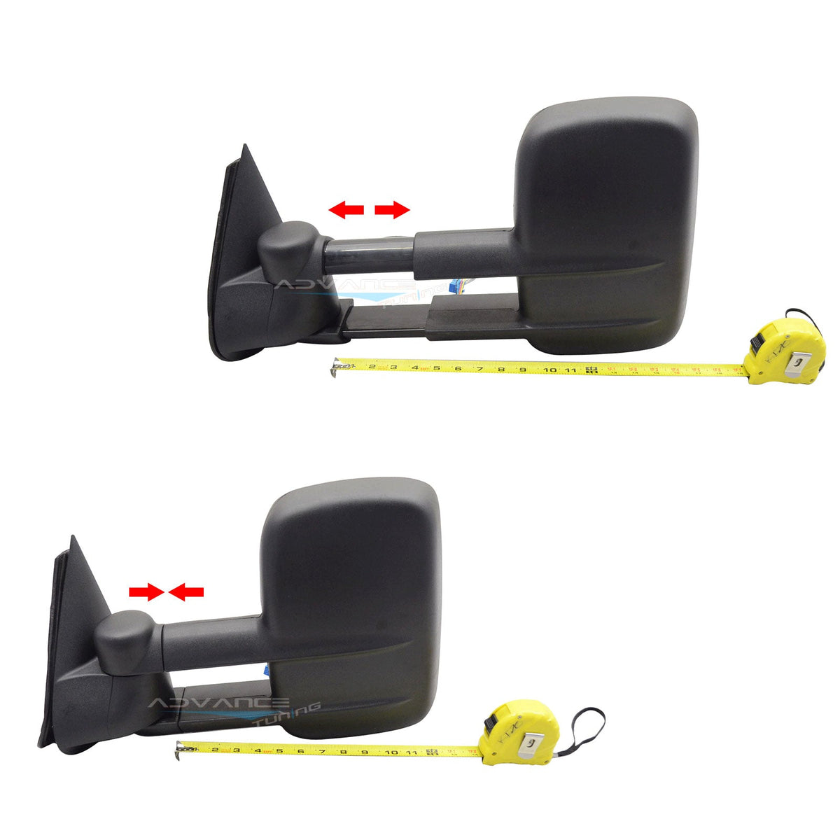1999-2007 Chevy Silverado GMC Sierra Side View Towing Mirror Manual