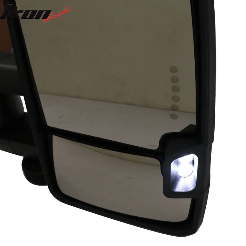 1999-2002 Silverado Tow Mirrors Power Heated Signal Arrow Lamp 2PC