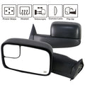 1998-2001Â Ram 1500 2500 3500 Side View Tow Mirrors Power Heated 2PC