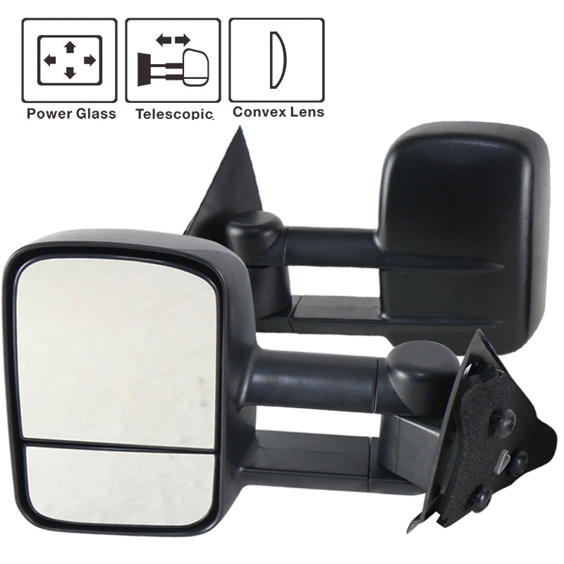 1997-2004Â Ford F150/250 Side Towing Tow Mirrors Power Non-Heated Pair