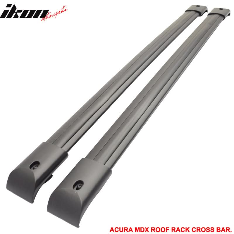2007-2012 Acura MDX SUV Sport OE Black Cross Bar Roof Rack Aluminum