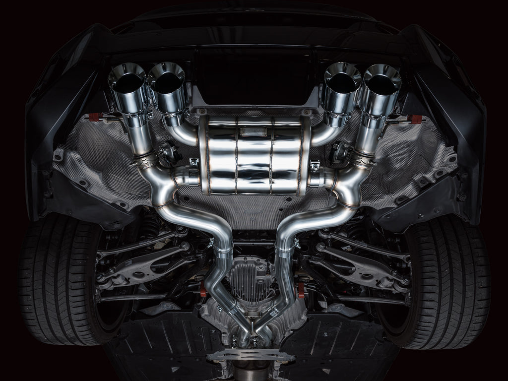 AWE SwitchPath™ Exhaust for BMW G87 M2 - 4.5" Chrome Silver Tips