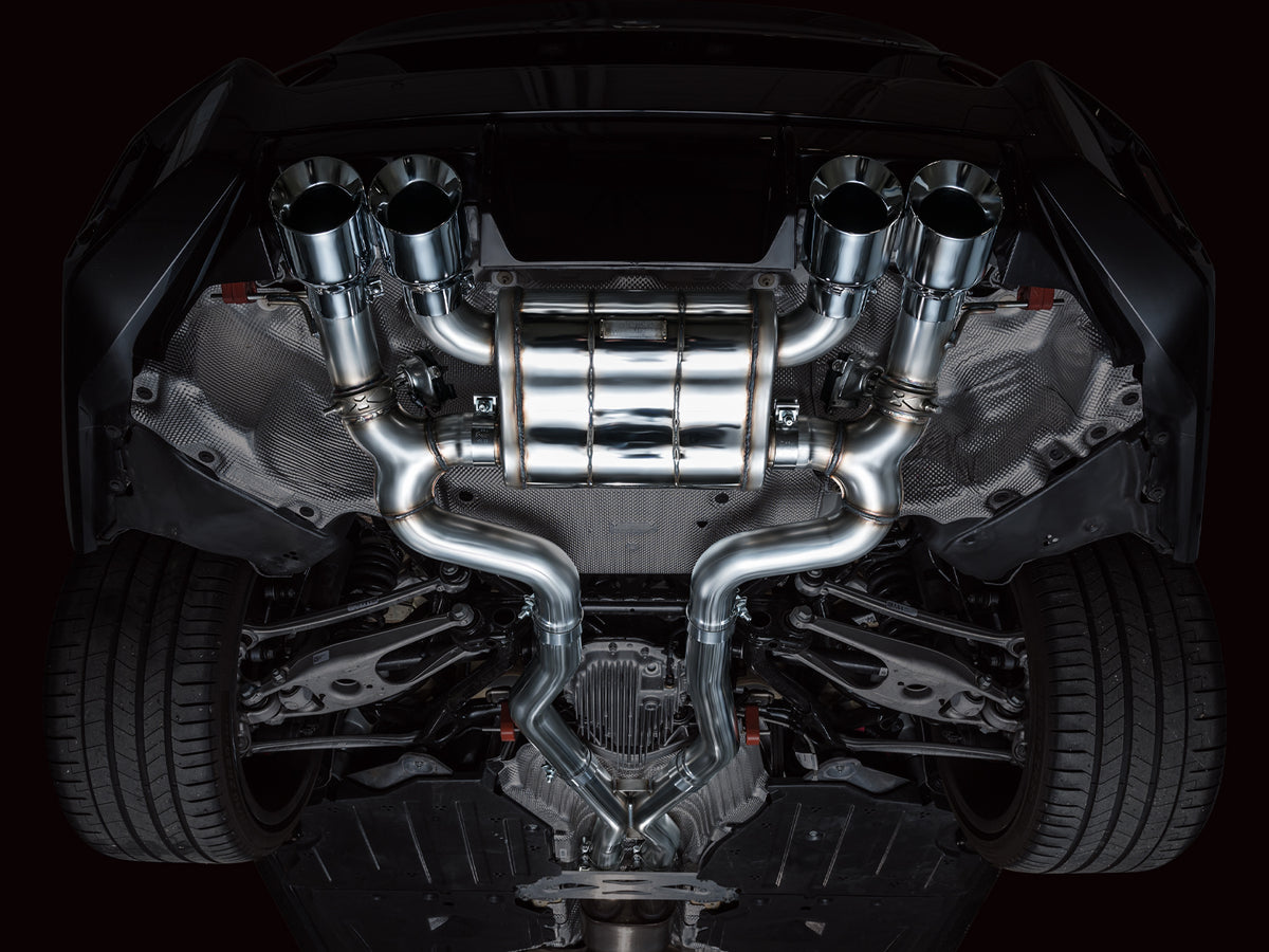 AWE SwitchPath™ Exhaust for BMW G87 M2 - 4.5" Chrome Silver Tips