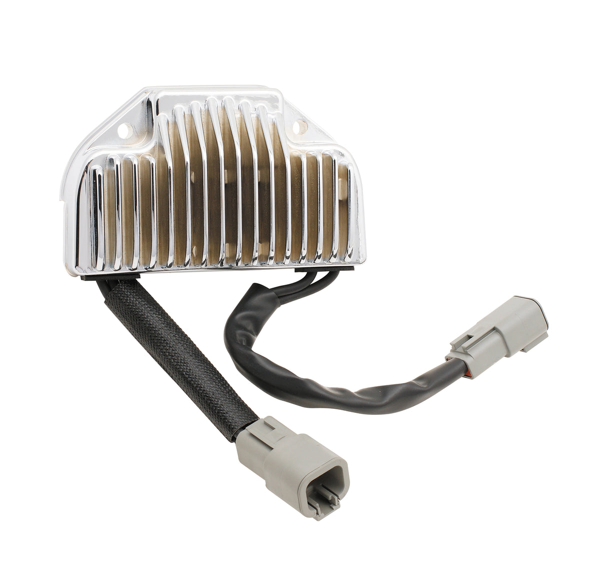 VOLTAGE REGULATOR 04-05 DYNA - Voltage Regulator, Chrome, Harley-Davidson