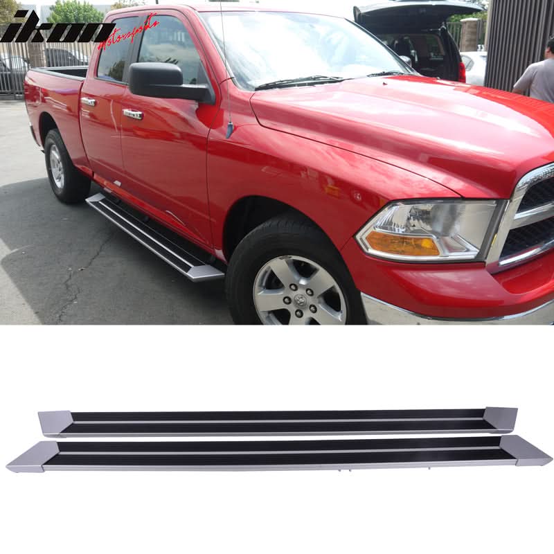 2004-2014 Ford F-150 Black Chrome Running Board Bracket Aluminum
