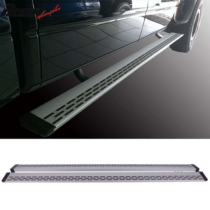 2004-2014 Ford F150 Super Black Grey Running Board Bracket Aluminum