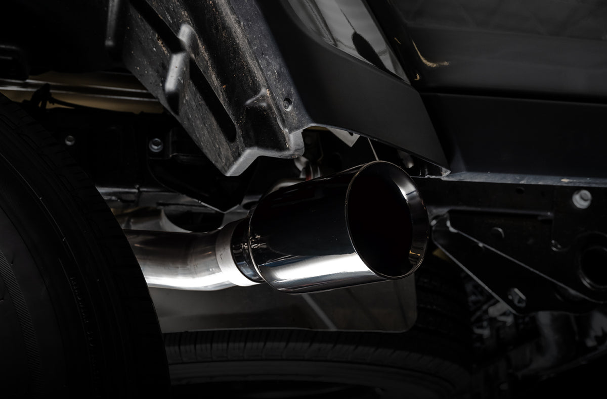 AWE Tread Edition Catback Single-Side Exhaust for Jeep JT 3.6L - Diamond Black Tip