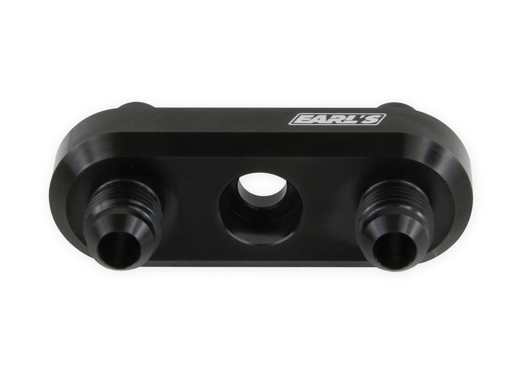 Fits GM 6L80E, 6L90E, and 8L90E Transmissions, -6 AN Male Flares, Black Anodized Finish